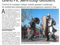 Midi Libre – Viols-en-Laval : les Médiévales du Grand Pic Saint-Loup débutent