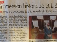 Midi Libre – Montpellier : Une immersion historique et ludique